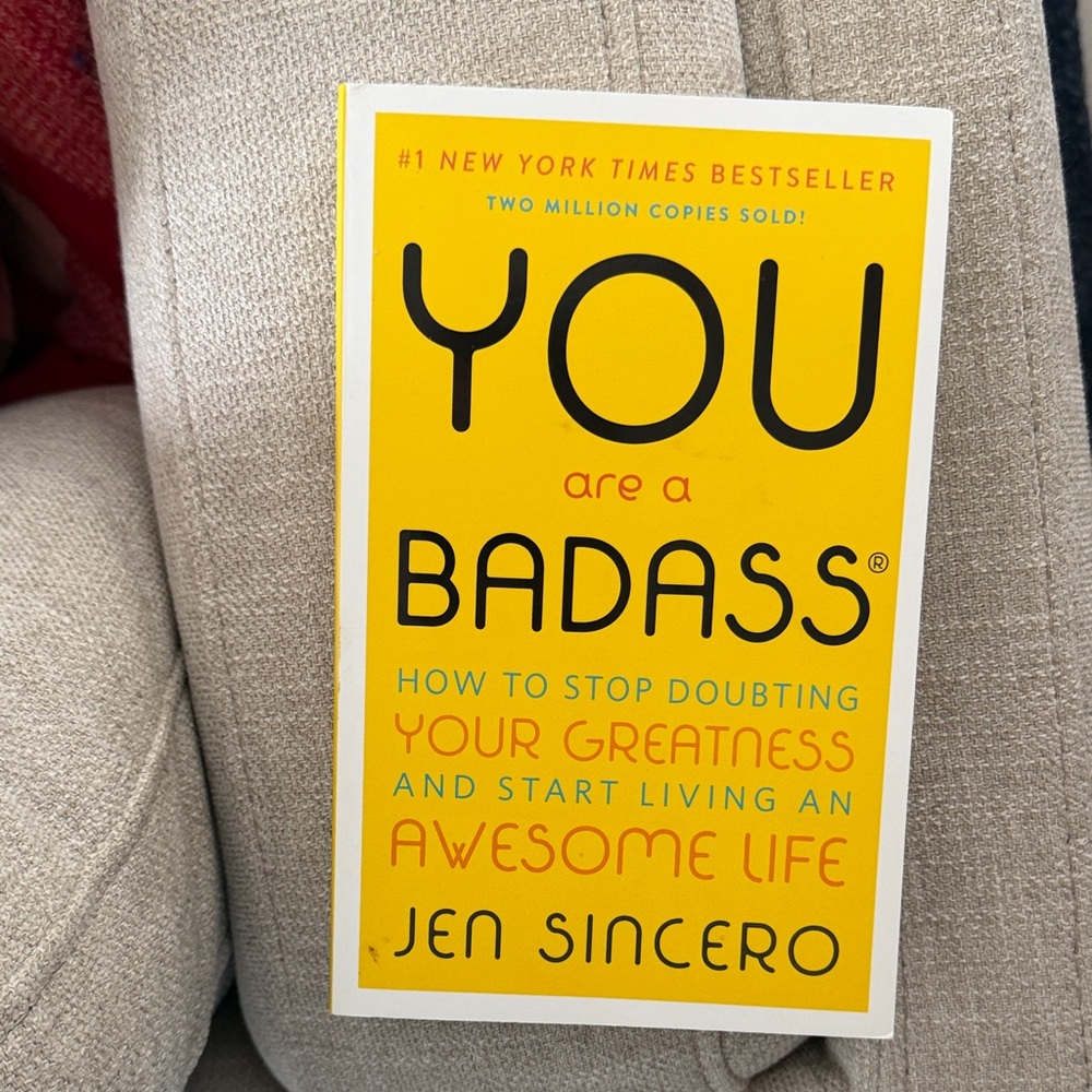 You Are a Badass by Jen Sincero - Bright Yellow Paperback